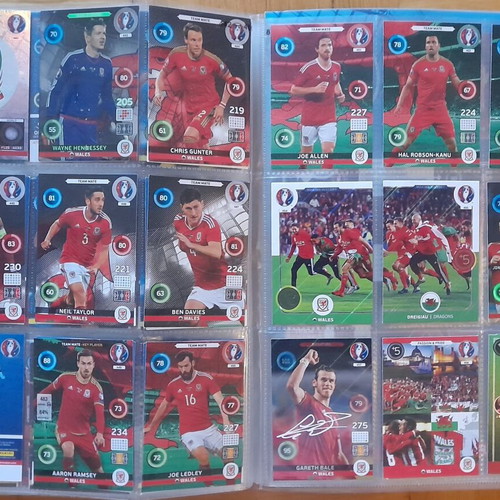 Euro France 2016 Adrenalyn XL album with 413/459 cards used