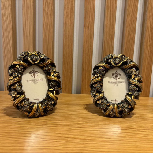 Set of 1 wooden photo frame new, size 6x9cm