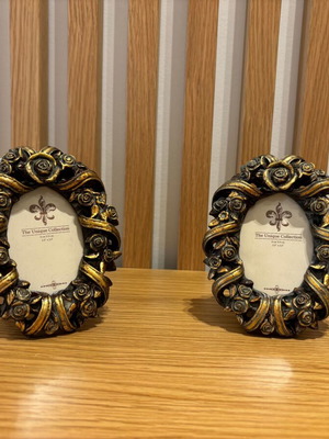 Set of 1 wooden photo frame new, size 6x9cm