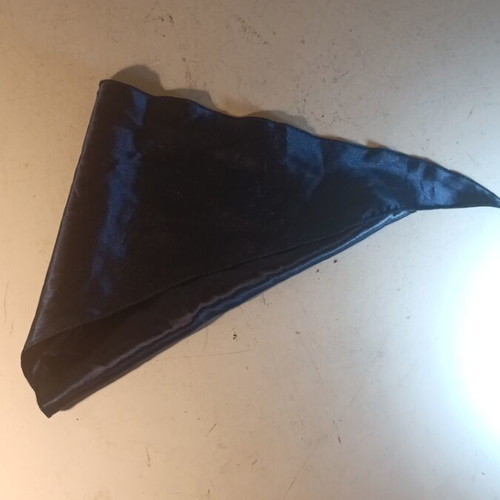 Silk scarf like new, blue, suitable for parade