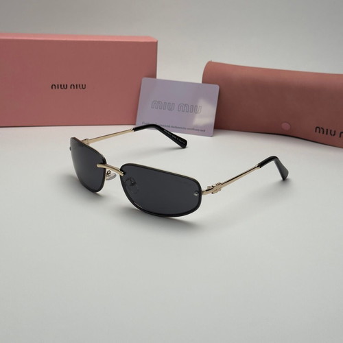 Miu Miu Black Limited Edition Sunglasses new, metal frame, UV400