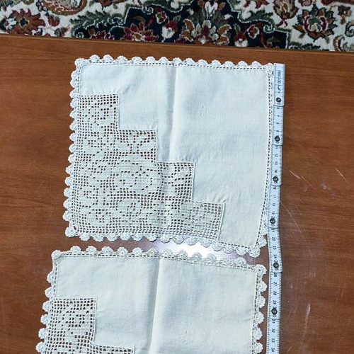 Asprokentimata like new, 2 beige napkins