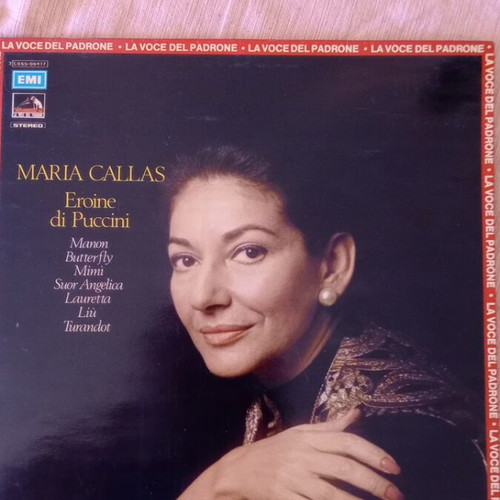 Maria Callas vinyl record like new, Puccini heroines