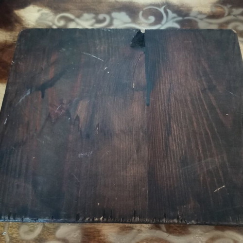 Old religious image used, not a painting