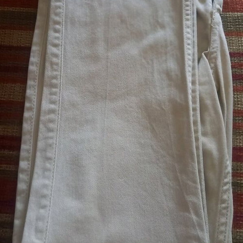 Jean like new, straight fit, light yellow-cream, size 170 cm for 14 years old