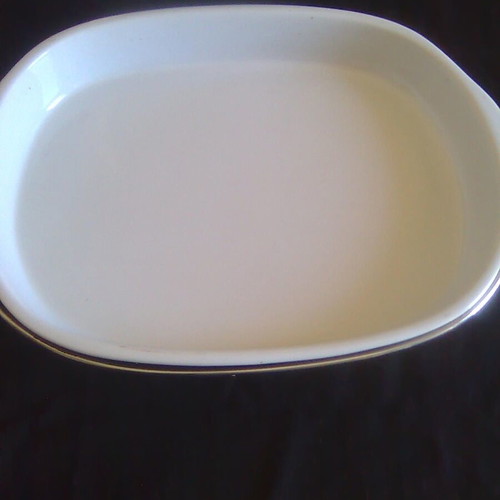Serving platter with base 40x30 used