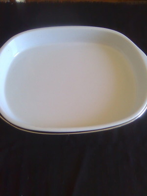 Serving platter with base 40x30 used