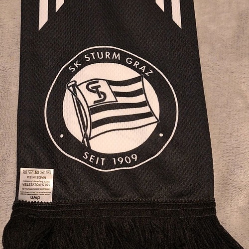 Football scarf SK Sturm Graz like new, official fan item