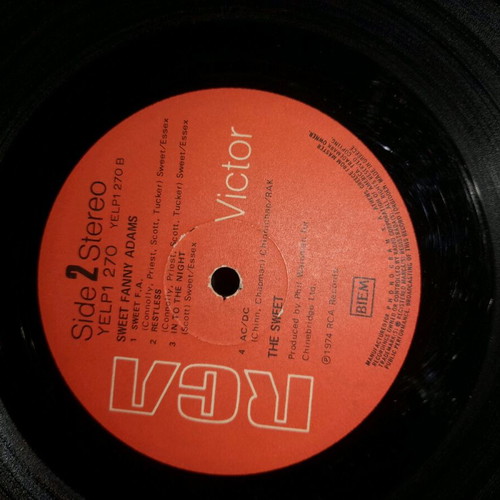Sweet-Fanny Adams vinyl record used, foreign music