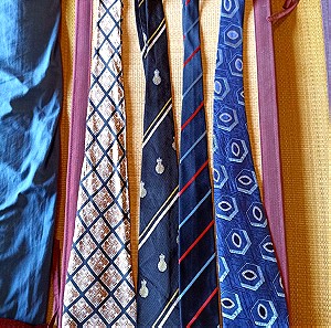 4  μεταξωτές γραβάτες