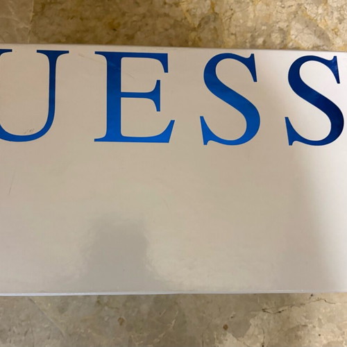 Guess Leather Sandals Used White Size 38