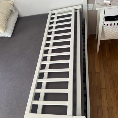 Wooden bed rail used, 120cm beech wood