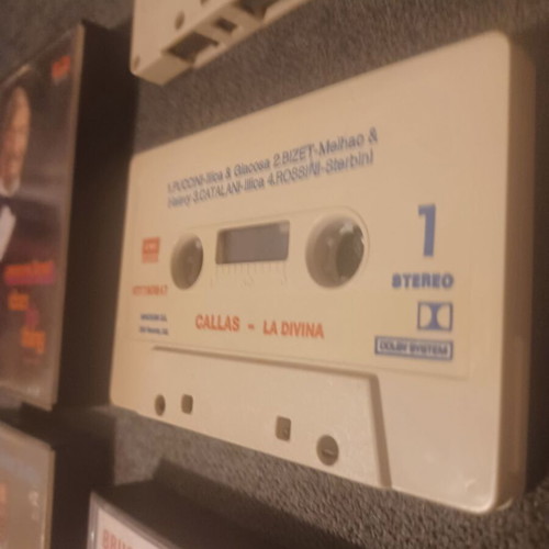 Maria Callas La Divina cassette used