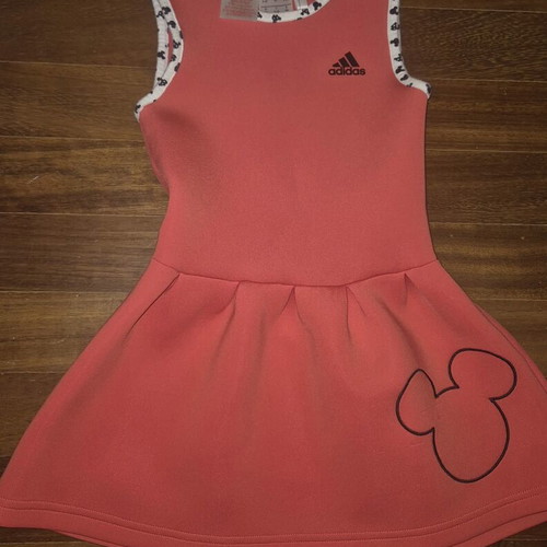 Adidas Mini Mouse Dress for Girl 4 Years Like New, Neoprene Red