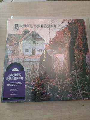 Black Sabbath βινύλιο LP limited edition μεταχειρισμένο, purple & black splatter