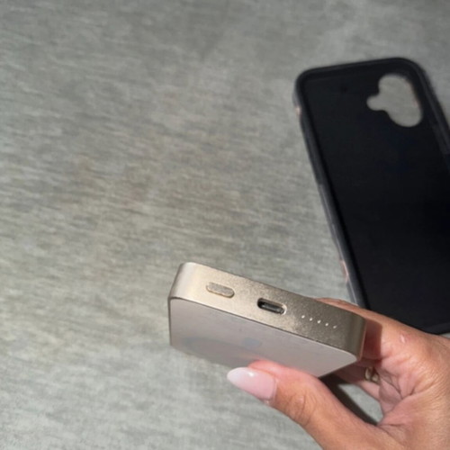 Burga iPhone 16 Plus case and power bank with bears