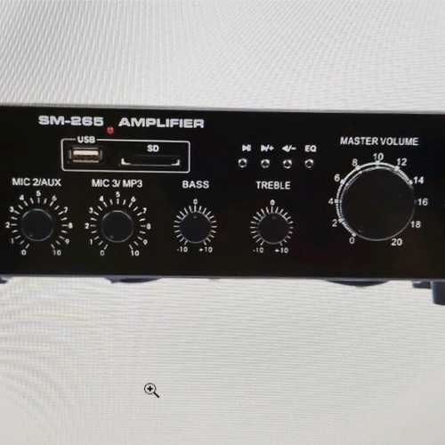 Metro SM265 amplifier like new, professional 60W/100W