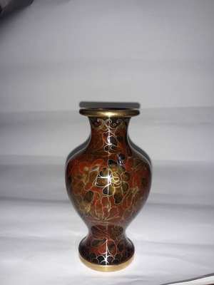 Cloisonné vase used 10cm old