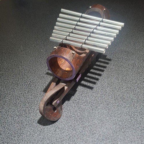 Traditional Ethnic Bamboo Metallophone Xylophone, handmade
