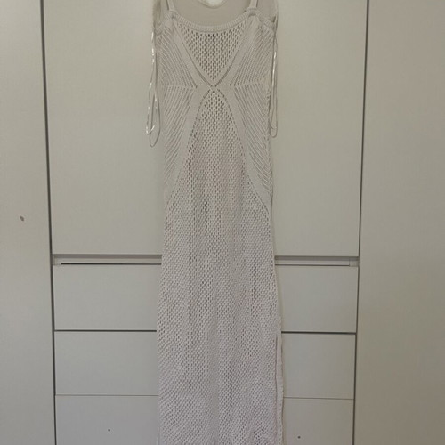 Stradivarius knitted dress like new, beige, size M
