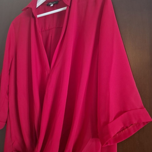Secret red blouse size M like new