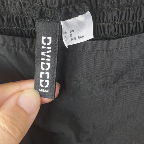 H&M Divided Black Corset Crop Top like new, size S