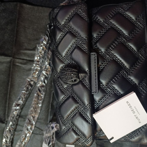 Kurt Geiger bag new with black chain for crossbody and shoulder
