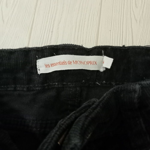 Corduroy velvet pants for girl 5 years Monoprix like new