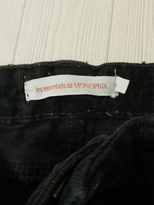 Corduroy velvet pants for girl 5 years Monoprix like new