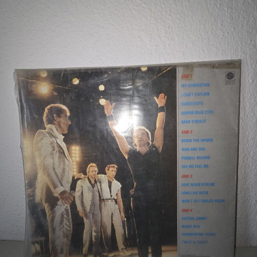Who's Last vinyl record used