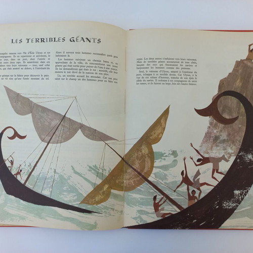 Iliad and Odyssey used, French illustrated edition 1956