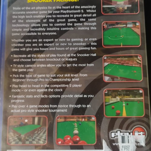 International Snooker Championship game used for Sony