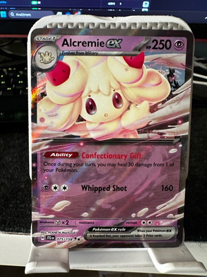 Alcremie ex Pokémon card like new from Scarlet & Violet: Journey Together