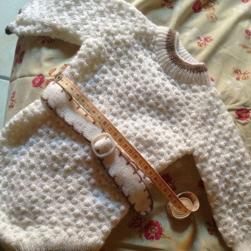 Sarah Louise vintage 90s knitted long-sleeve baby bodysuit