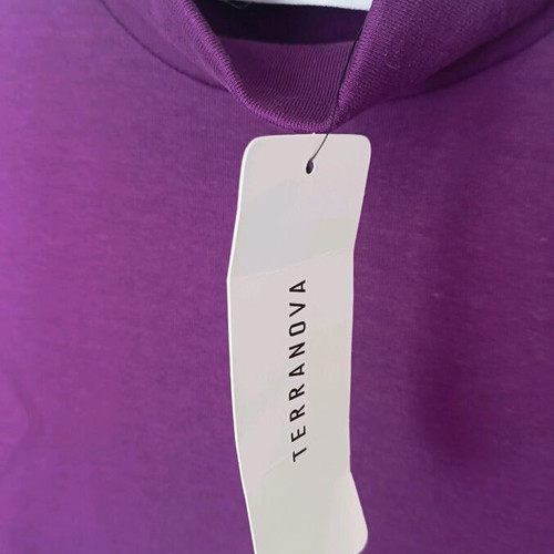 Polo dress new purple cotton stretch fabric