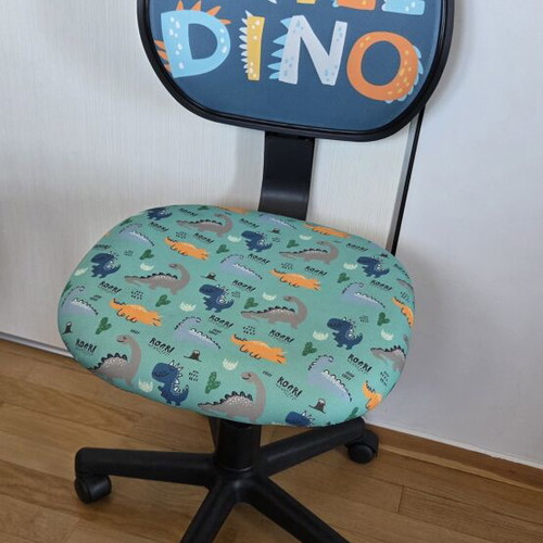Dino children's office chair with wheels and adjustable height