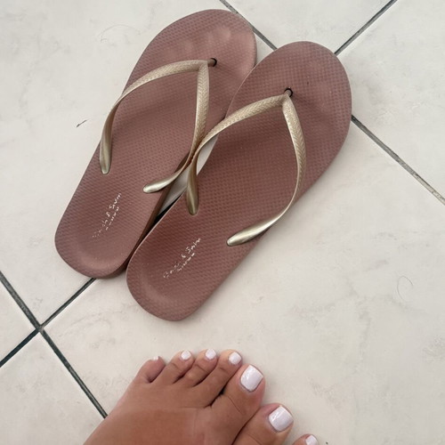 Beach and Swim women's flip flops dusty pink purple size EU38