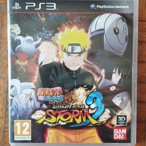 Naruto Ultimate Ninja Storm 3 PS3 game used