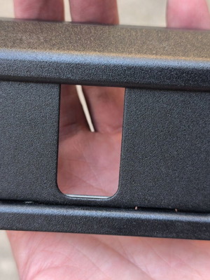 Mercedes W211 trunk lock cover plastic