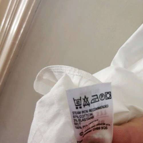 Marks & Spencer white shirt size S/18 like new
