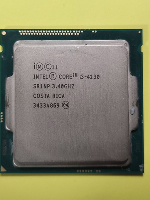 Intel Core i3-4130 processor used, socket 1150
