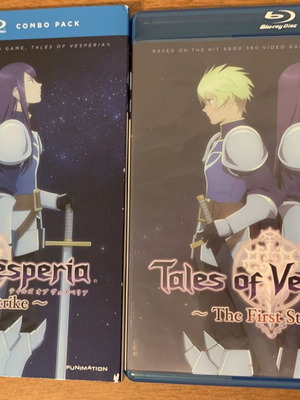 Tales Of Vesperia The First Strike Blu-Ray+DVD Combo Pack σαν καινούργιο, anime manga