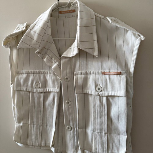 Negative Wear set like new, size S, beige oversize vest and loose pants