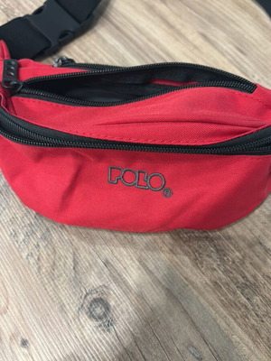 Polo waist bag unused, black and red