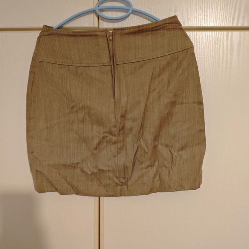 Miss Simbolo short skirt beige used, size S
