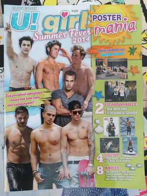 Περιοδικό U!girl Poster Mania 2014 μεταχειρισμένο έκδοση