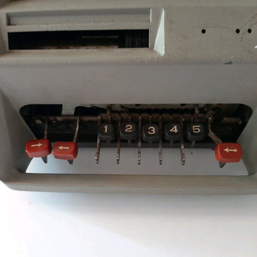 Facit calculator used, 1960s, missing some buttons