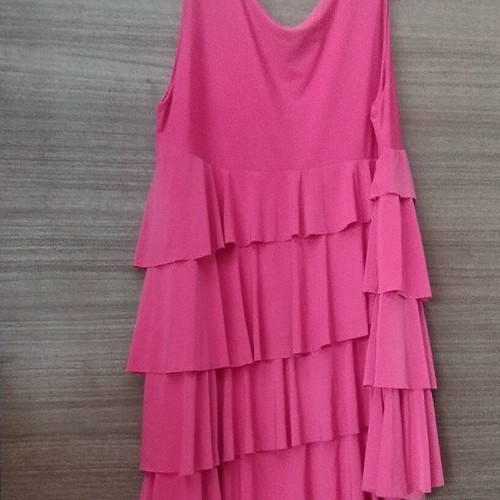 Top blouse with wide strap size 2 like new, pink