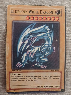 Blue Eyes White Dragon Yu-Gi-Oh! card