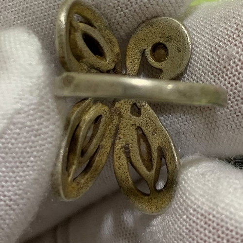 Rare silver ring 925 used, 1900-1950